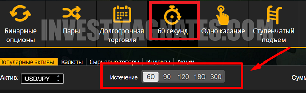 бинарные опционы 60 секунд скоростной опцион лучший 