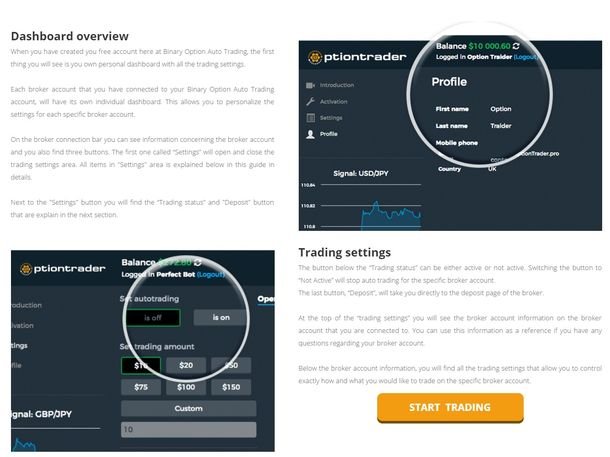 Features of asset trading automation